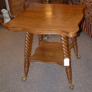 Fancy Glass Ball & Clawfoot Parlor Table
