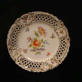 Dresden AL Reticulated Edge Plate  SOLD