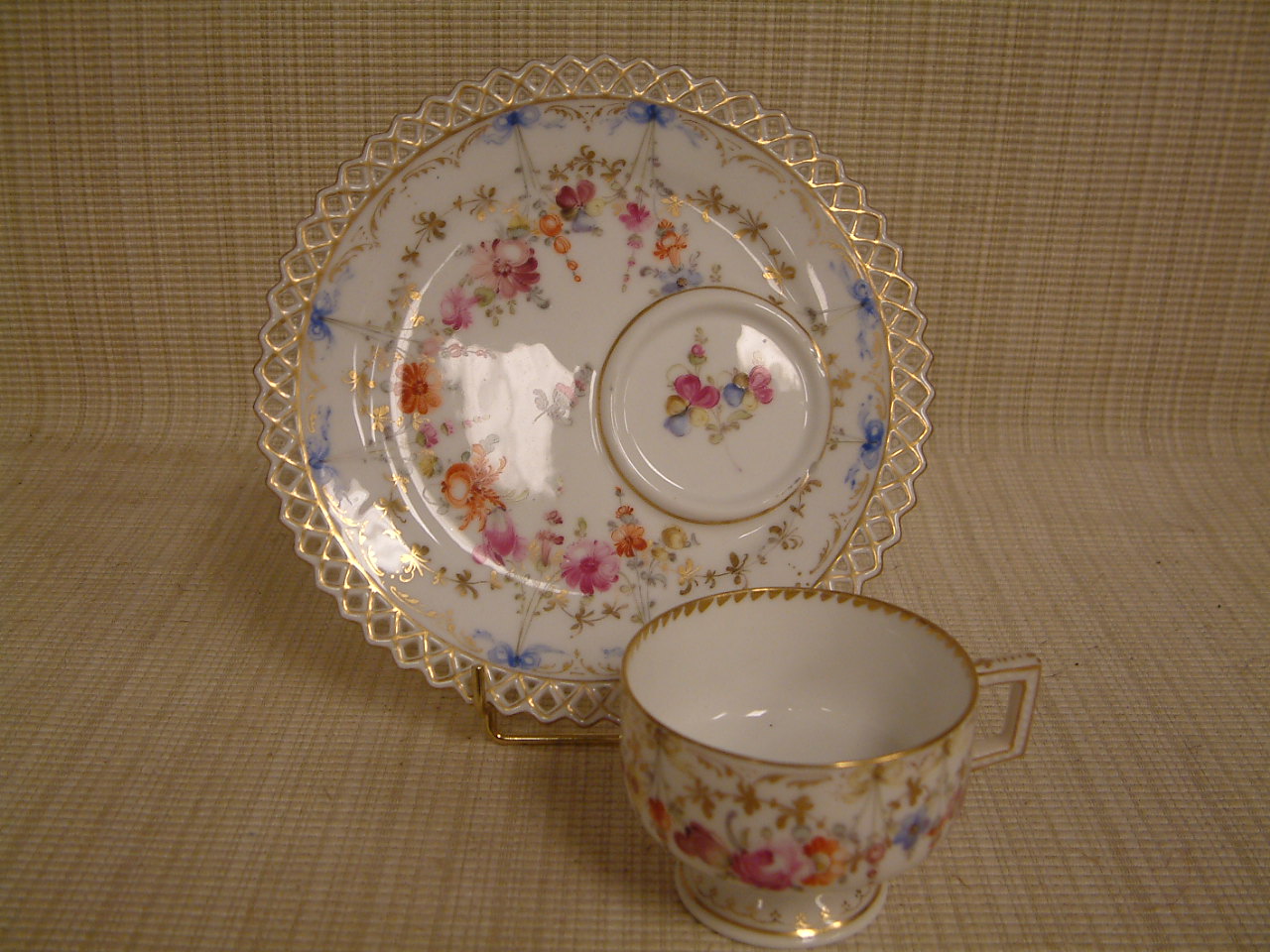 Dresden Ambrosius Lamm Demitasse Dessert Set SOLD - Image 3