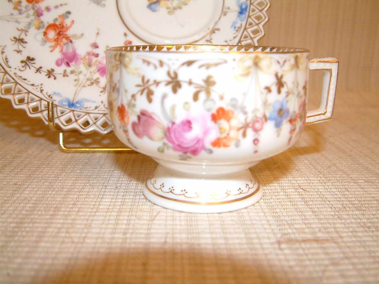 Dresden Ambrosius Lamm Demitasse Dessert Set SOLD - Image 5