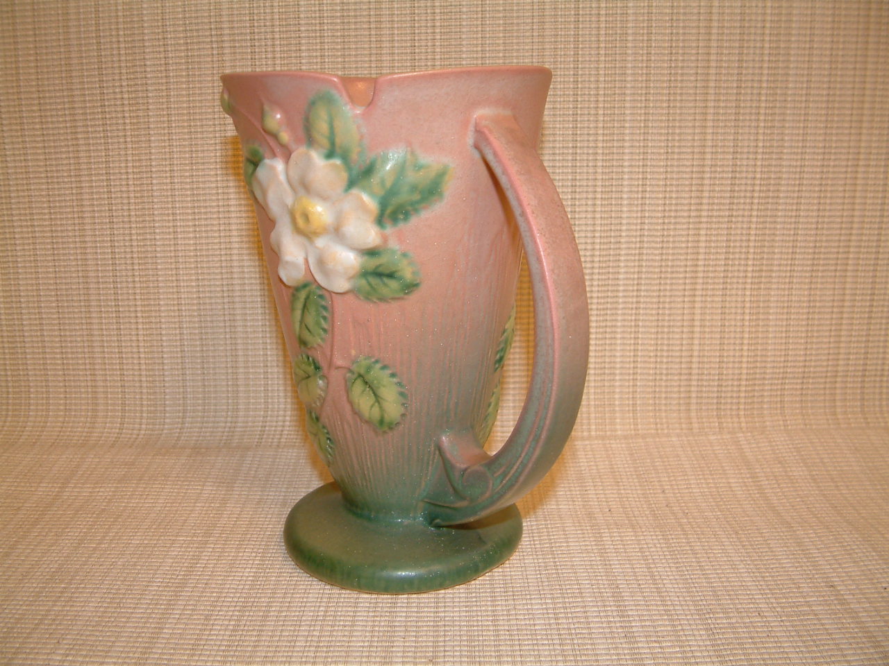 Roseville White Rose Vase - Image 5