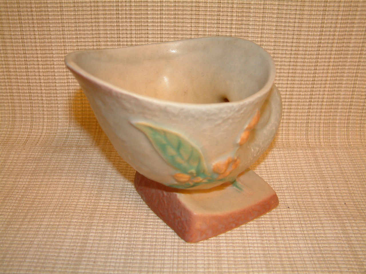 Roseville Bittersweet Small Cornucopia Vase - Image 4