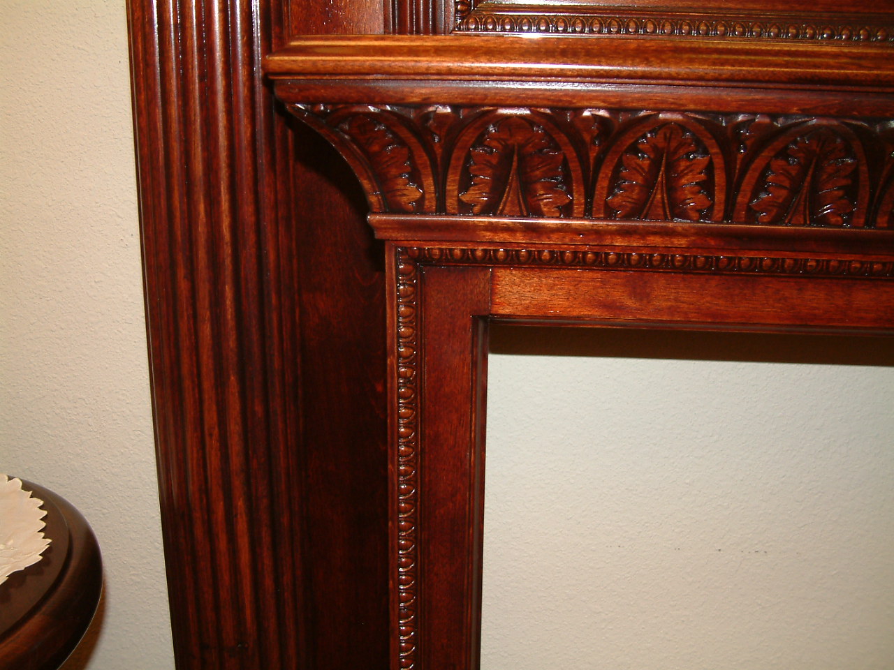 Mahogany Fancy Victorian Tall Mantel - Image 6
