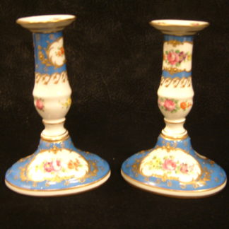 Dresden Carl Thieme Candlesticks  Pair
