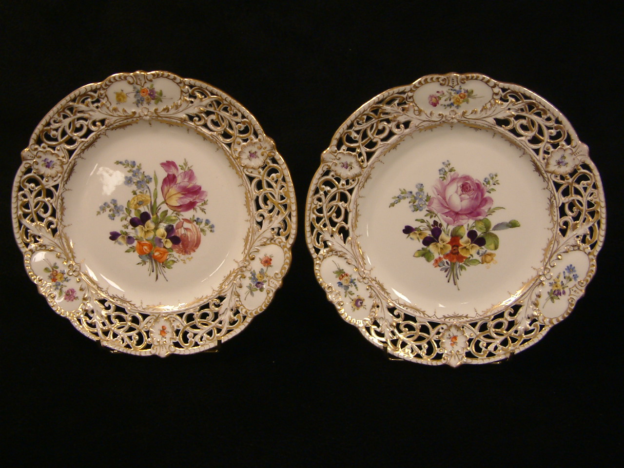 Dresden Franziska Hirsch Reticulated Plate SOLD - Image 6