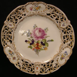 Dresden Franziska Hirsch Reticulated Plate SOLD
