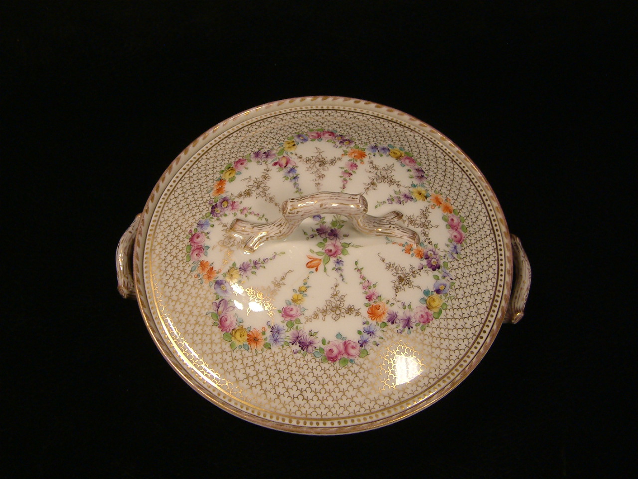 Dresden Franziska Hirsch Rare Covered Vegetable Dish SOLD