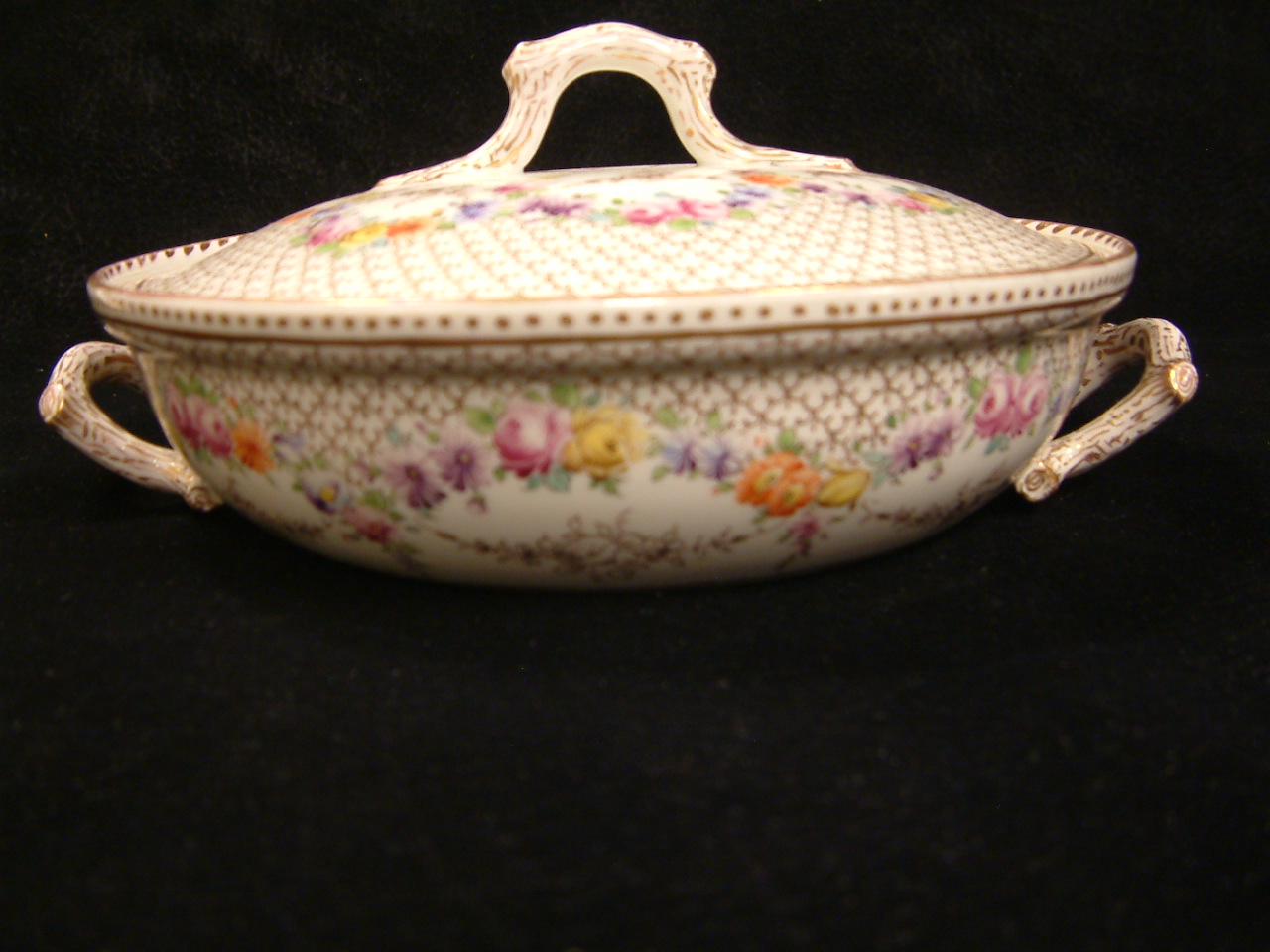 Dresden Franziska Hirsch Rare Covered Vegetable Dish SOLD - Image 7
