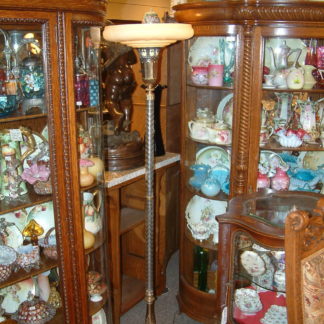 Torchiere Lamp with Glass Tubes