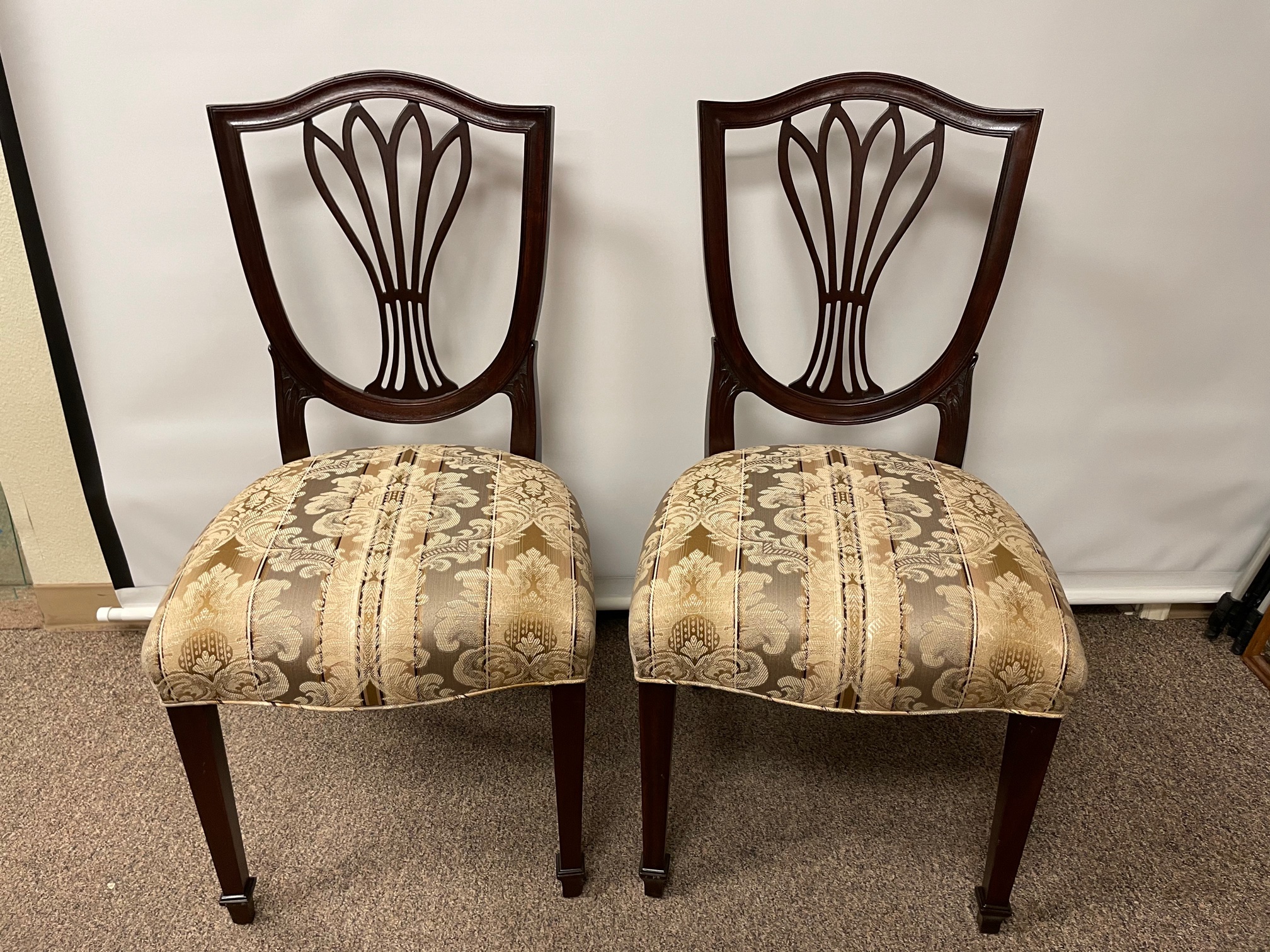 Mahogany Federal Dining Chairs Set of 8