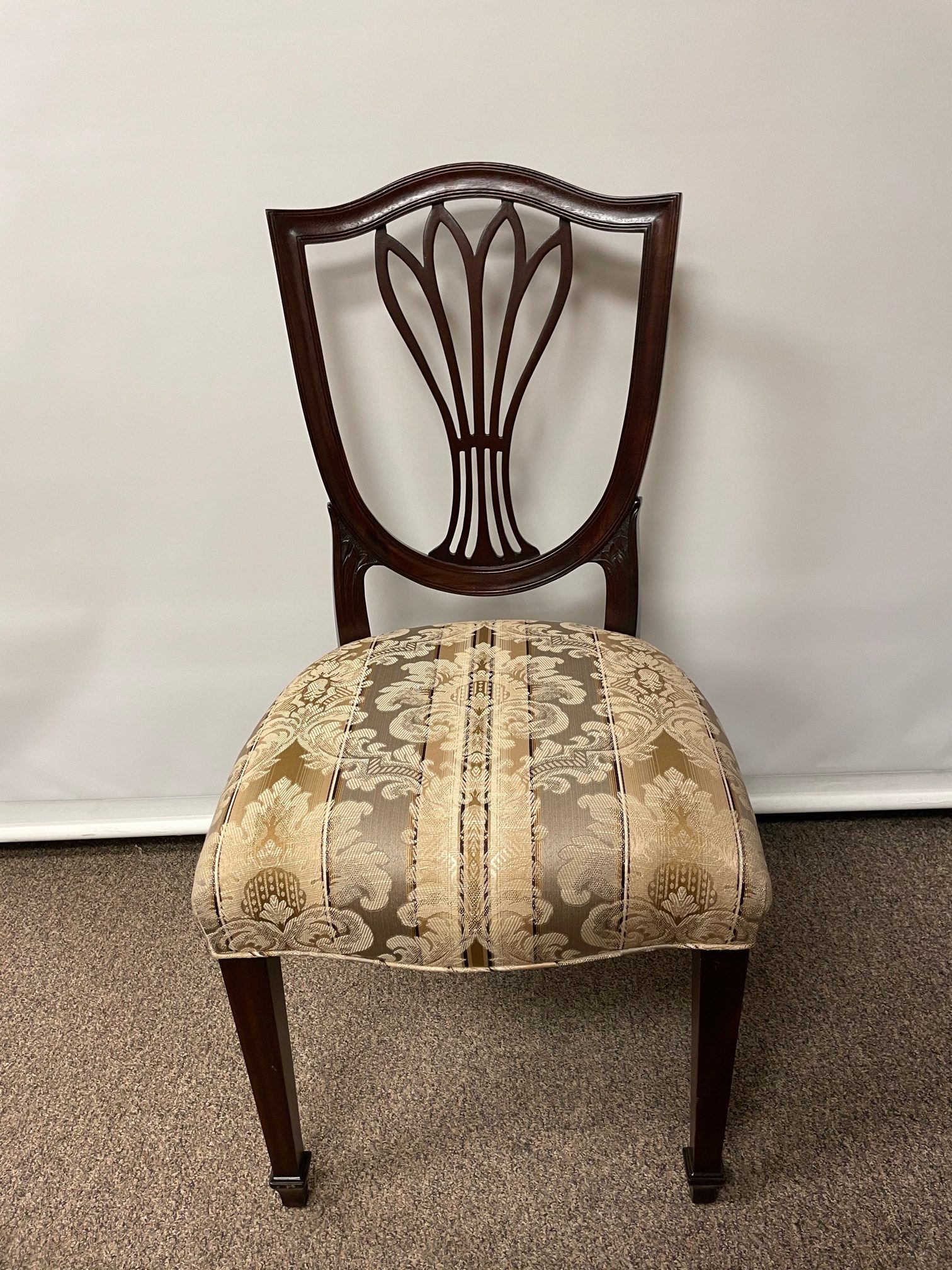 Mahogany Federal Dining Chairs Set of 8 - Image 3