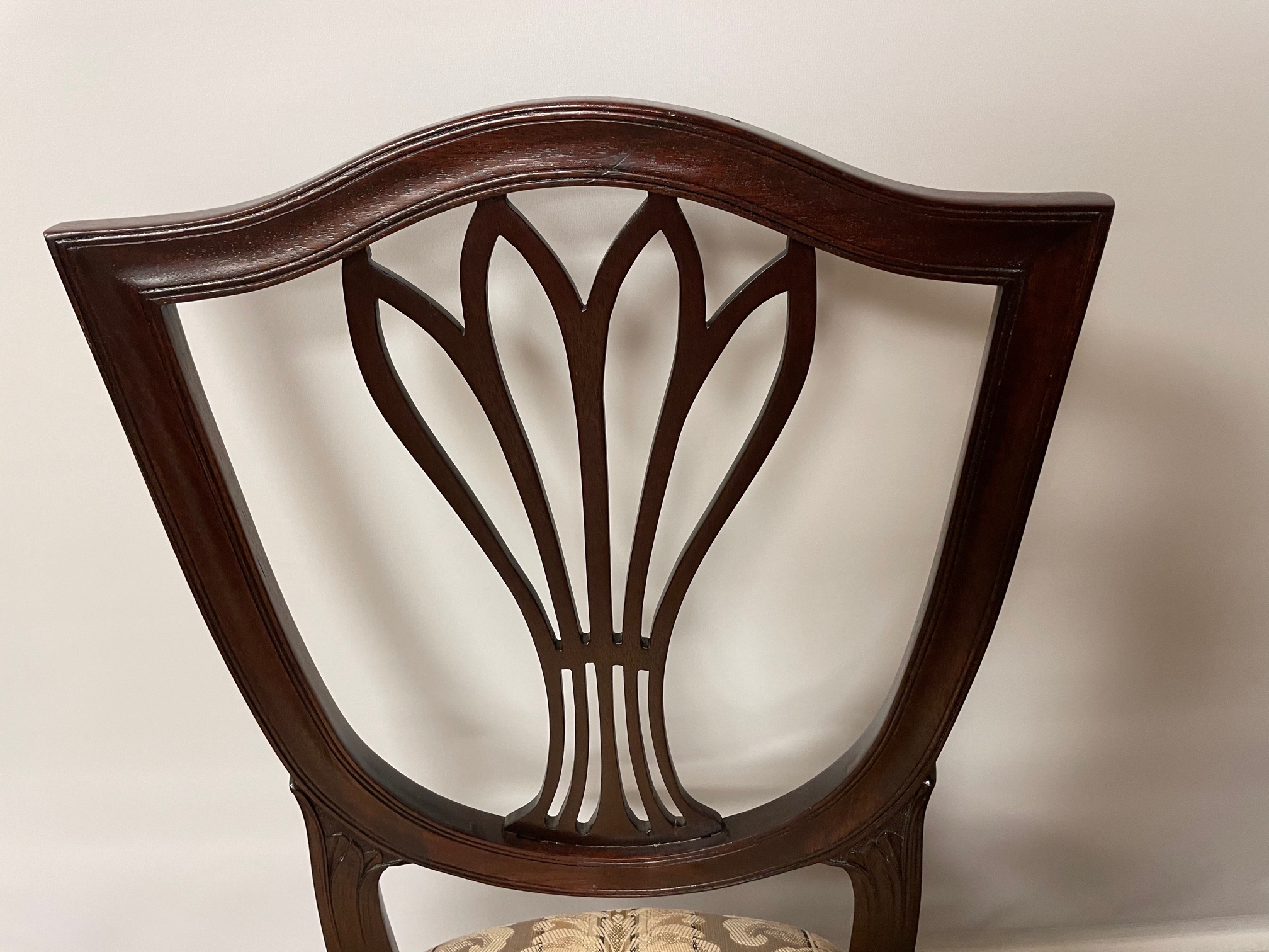 Mahogany Federal Dining Chairs Set of 8 - Image 5