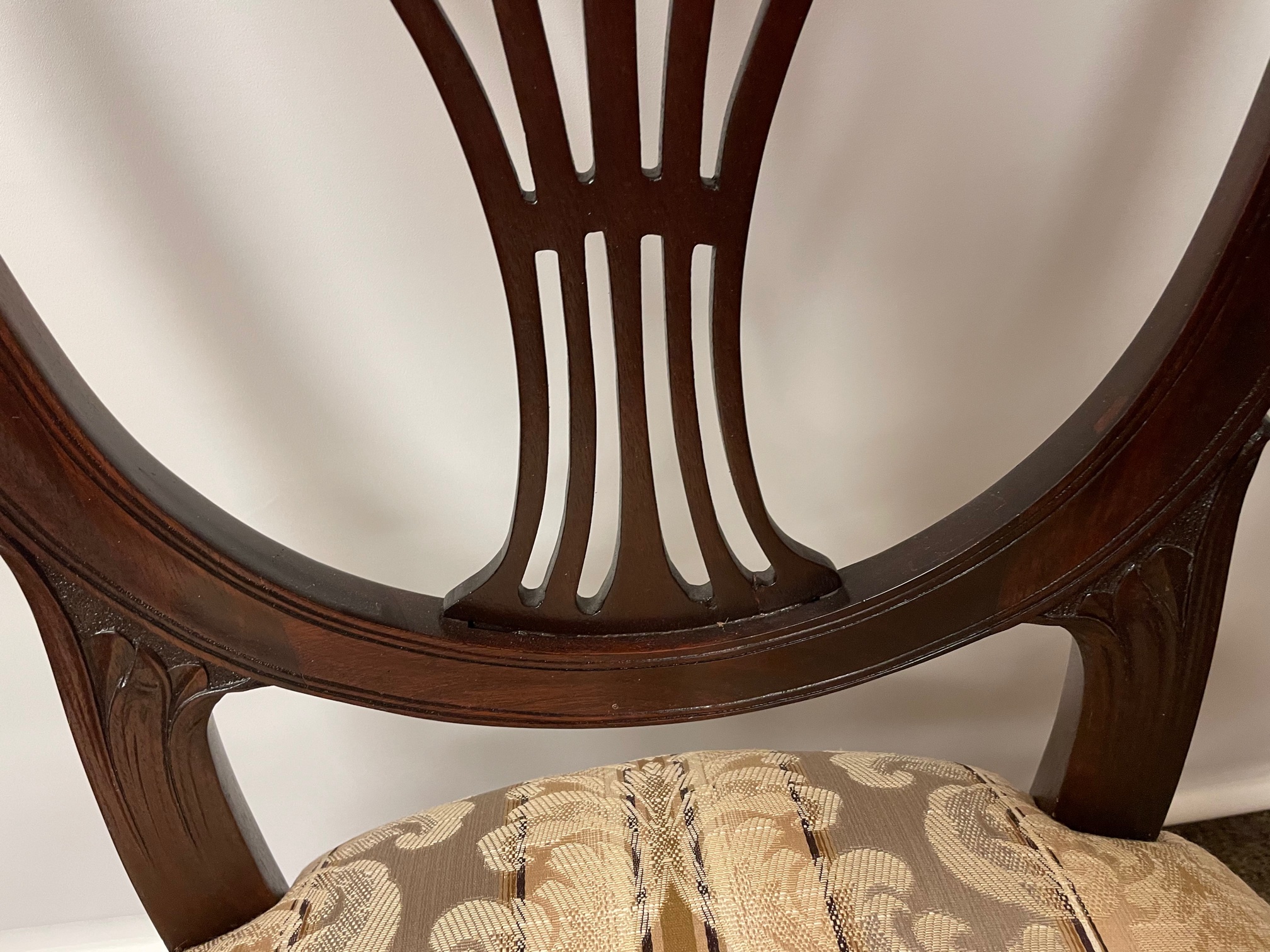 Mahogany Federal Dining Chairs Set of 8 - Image 6