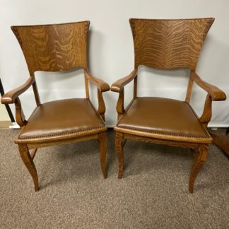 Quartersawn Oak Arm Chairs