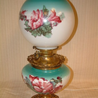 Gone With the Wind Banquet Lamp Hibiscus