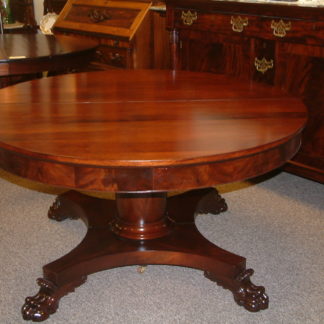 Mahogany Fancy Clawfoot Banquet Table