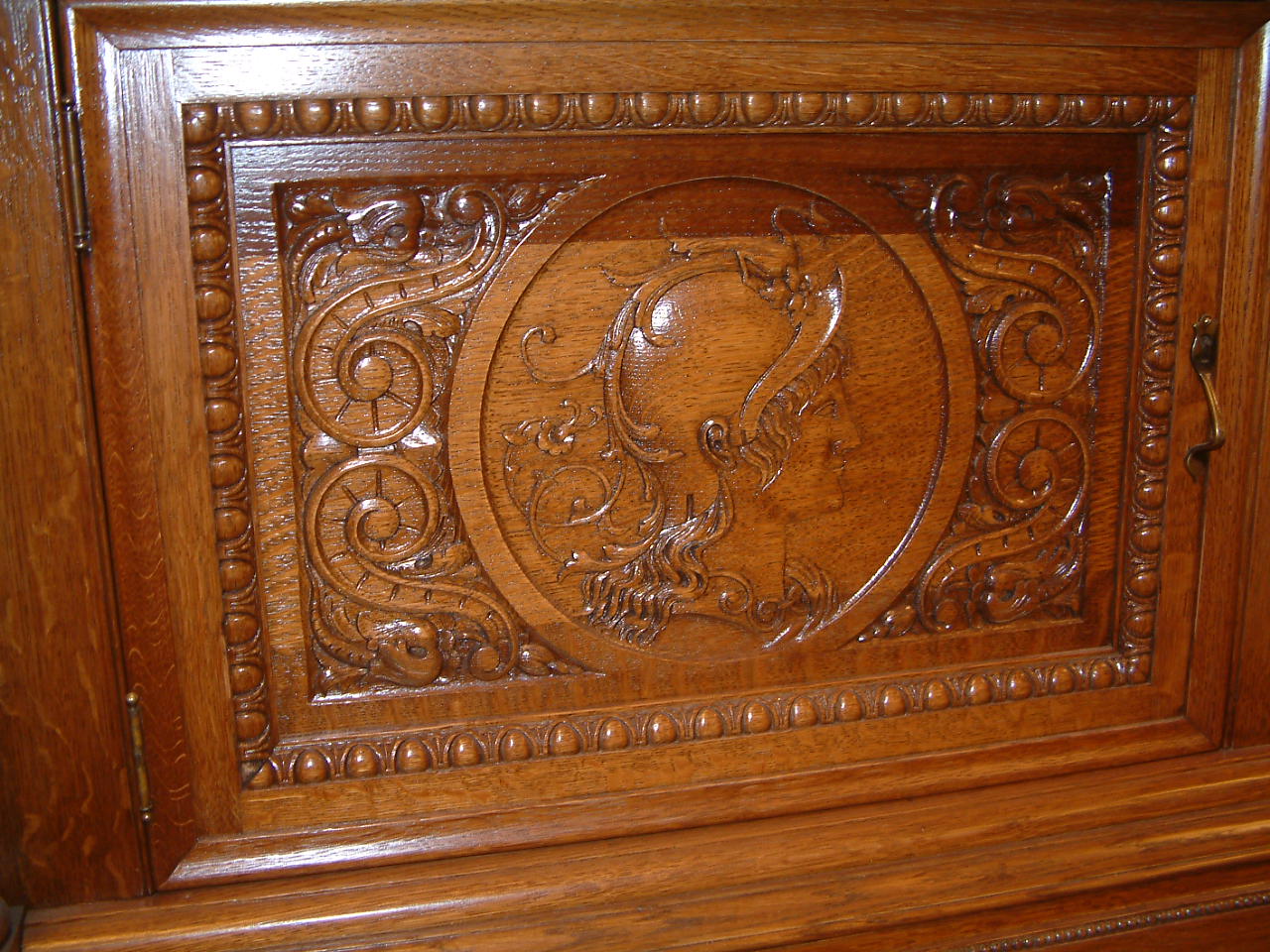 Massive Tall Oak China Buffet - Image 4