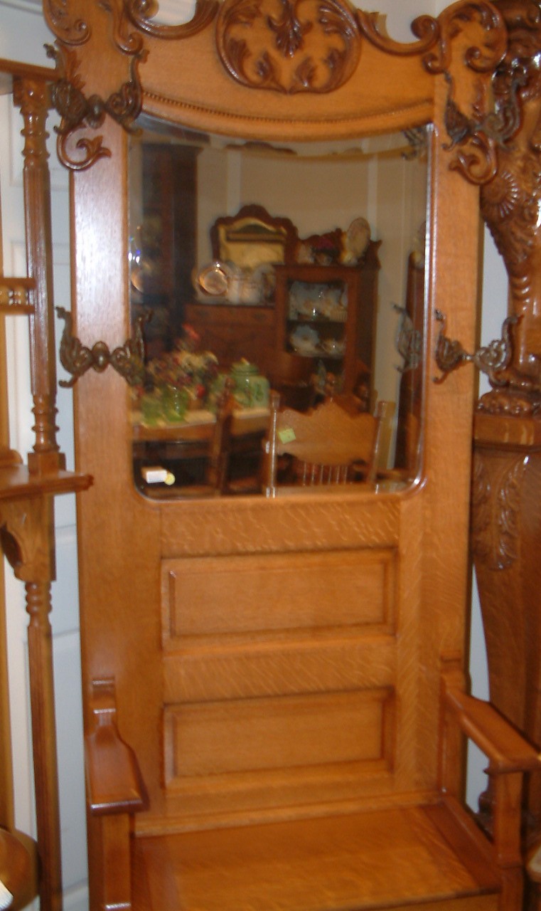 Oak Fancy Crested Halltree - Image 6