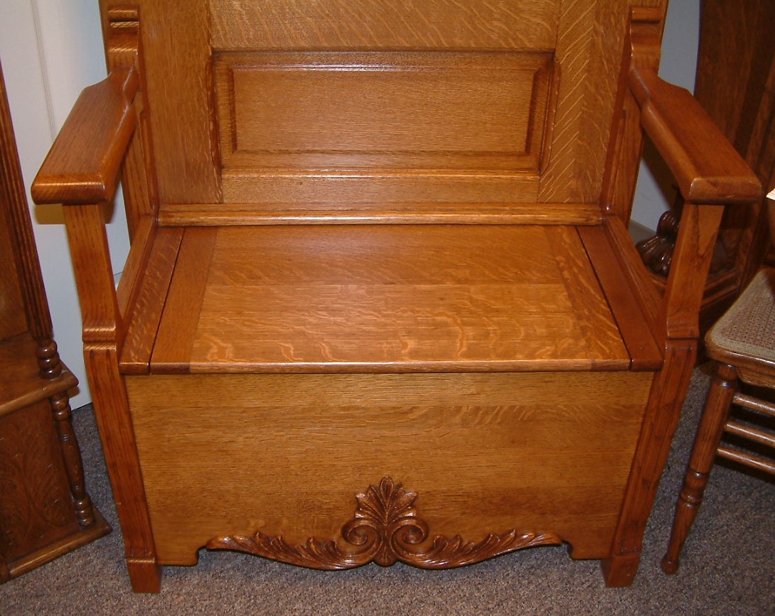 Oak Fancy Crested Halltree - Image 2