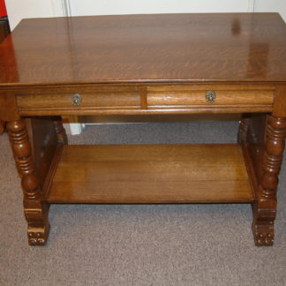 Quartersawn Oak Library Table