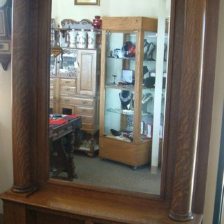 Massive Oak Pier Mirror