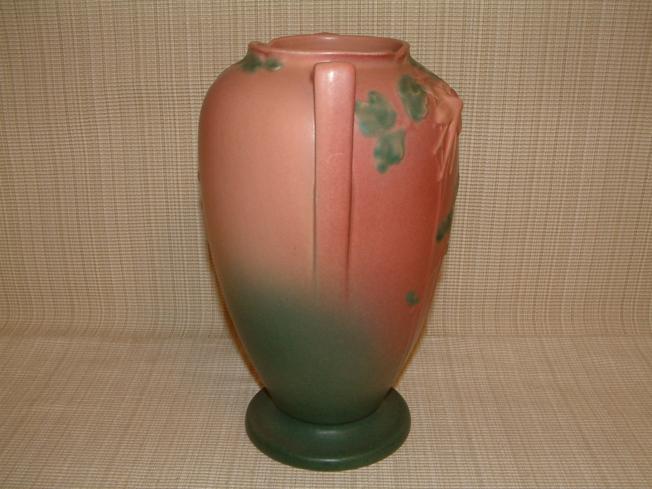 Roseville Pink Columbine Vase - Image 2