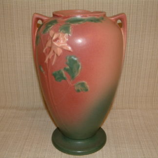 Roseville Pink Columbine Vase