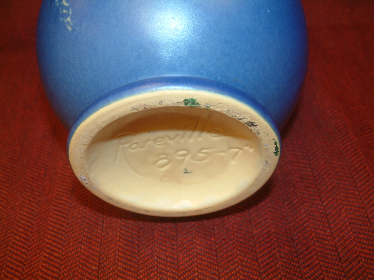 Roseville Fuchsia Handled Vase SOLD - Image 2