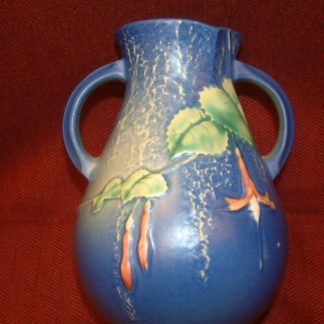 Roseville Fuchsia Handled Vase  SOLD