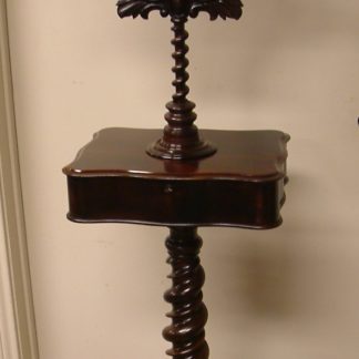 Walnut Victorian Shaving Stand