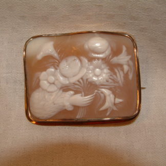 Bridal Bouquet Carved Cameo