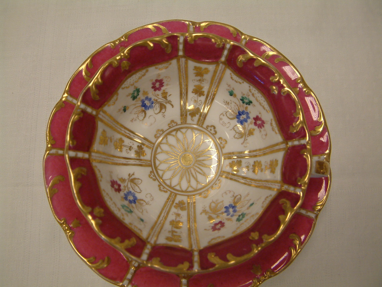 Old Paris Ornate Fluted and Footed Cup and Saucer SOLD! - Image 4
