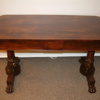 Rosewood Early Clawfoot Library Table SOLD