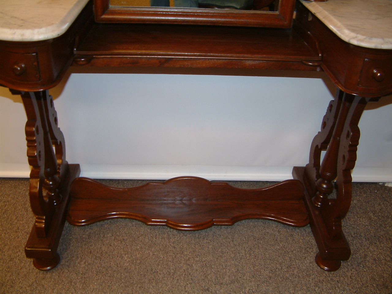 Walnut Civil War Era Ladies Vanity SOLD - Image 10