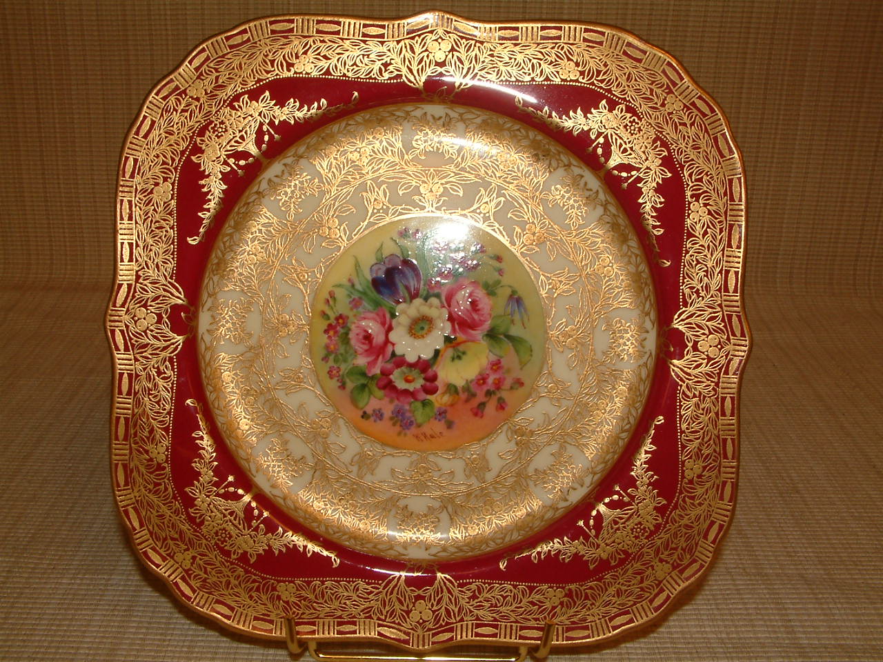 Royal Worcester Salad / Dessert / Luncheon Plate - Image 3