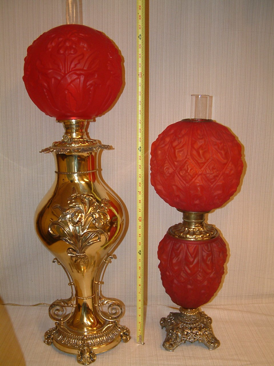 Victorian Oversized Banquet Lamp - Image 2