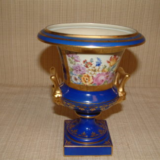 Dresden Carl Thieme Cobalt Vase