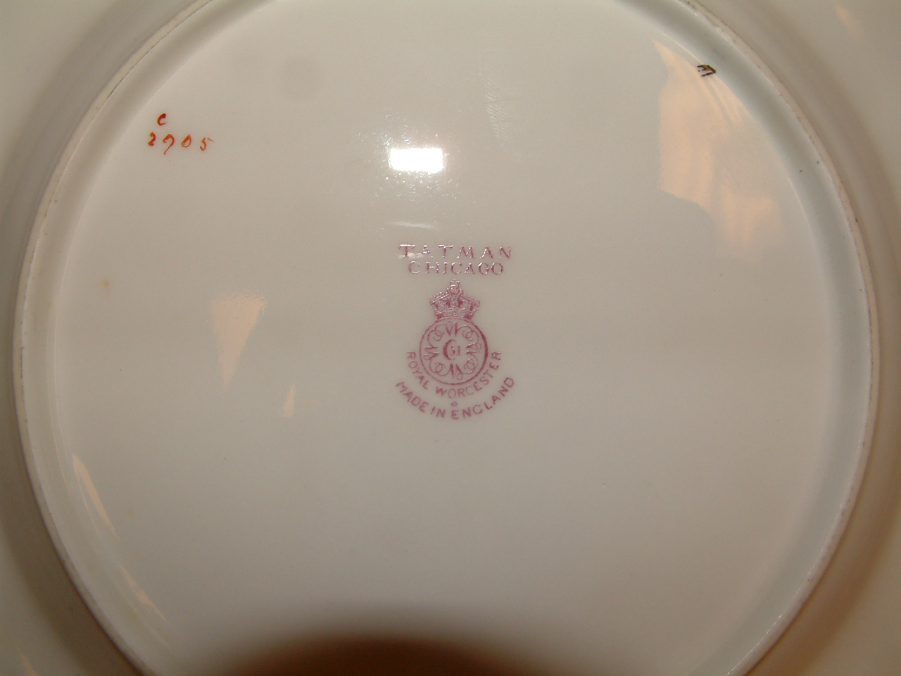 Royal Worcester Salad / Dessert / Luncheon Plate - Image 5