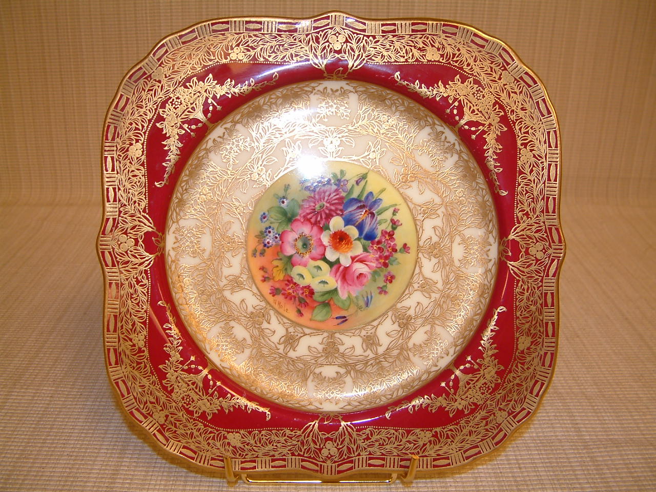 Royal Worcester Salad / Dessert / Luncheon Plate - Image 8