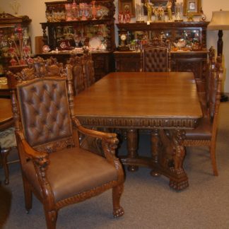 Oak Full Griffin Square Banquet Table SOLD