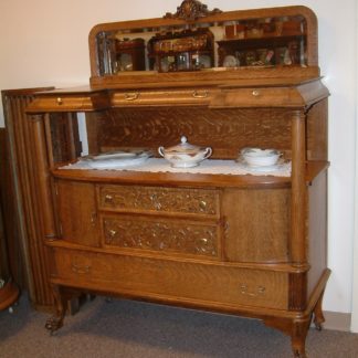 Quartersawn Oak Buffet Server, Rare Model SOLD