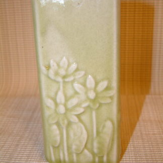 Rookwood Green Water Lily Vase