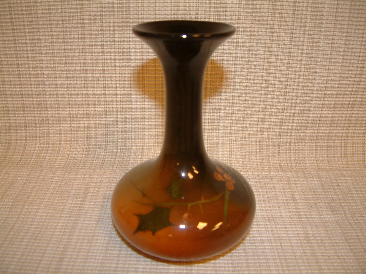 Rookwood Standard Glaze Holly Vase 1897 - Image 2