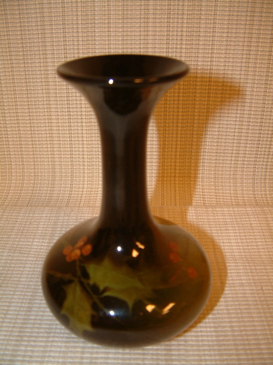 Rookwood Standard Glaze Holly Vase 1897 - Image 5