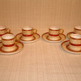 Royal Worcester Demitasse Cups Set of 6