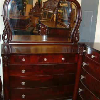 Mahogany Dresser with Matching Chest  SOLD