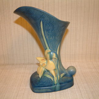 Roseville Blue Zephyr Lily Cornucopia Vase  SOLD
