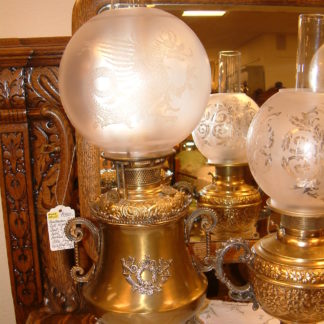 Bradley & Hubbard Griffin Lamp SOLD