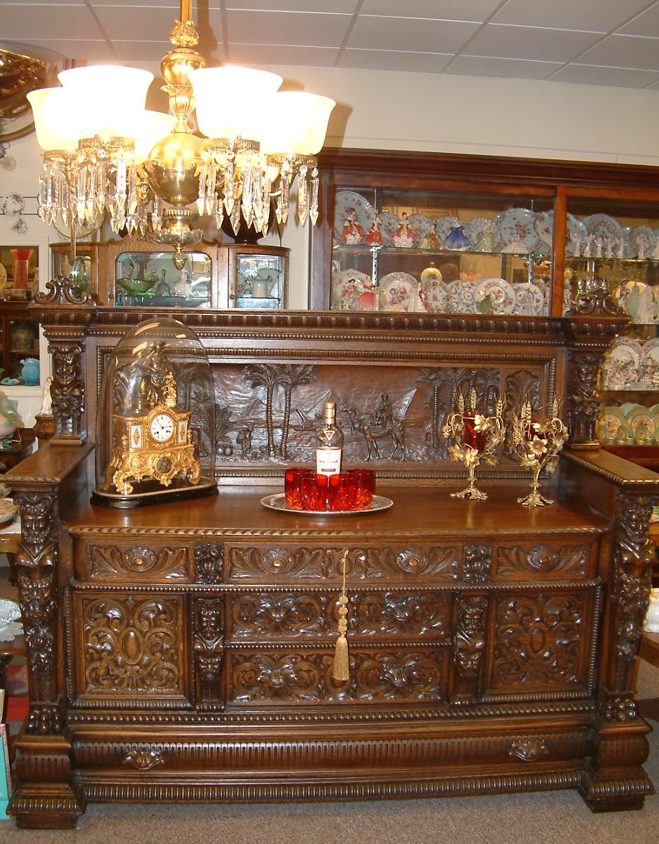 Massive Highly Carved R J Horner Buffet - Image 14