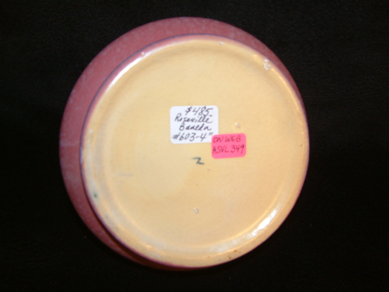 Roseville Baneda Squat Vase - Image 8